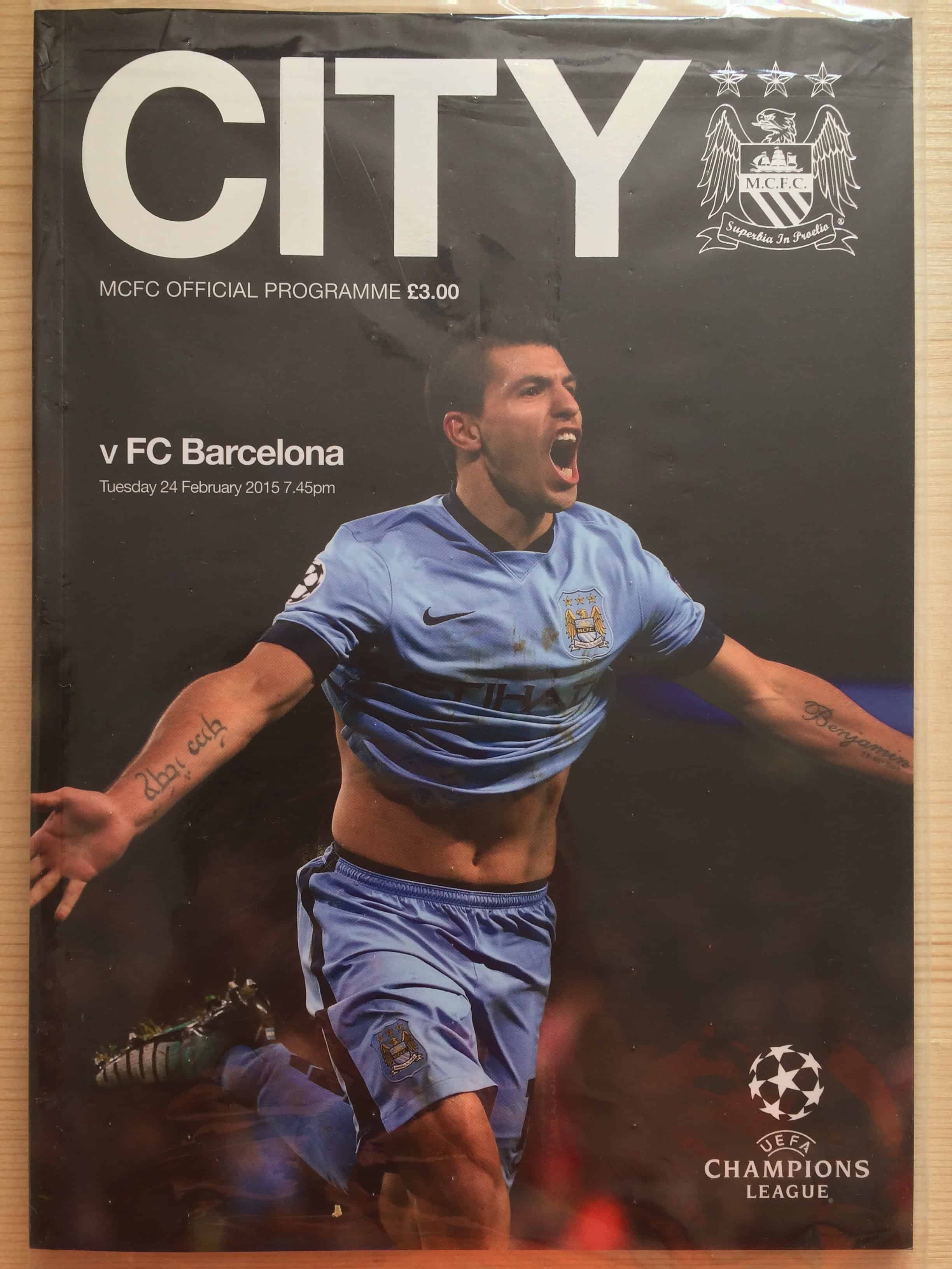 Manchester City FC v Barcelona